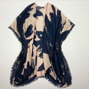 Shiraleah Blush and Navy Kimono